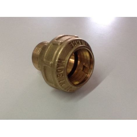RACCORDO DIRITTO MASCHIO PN 25 COBRARING - 20 x 1/2