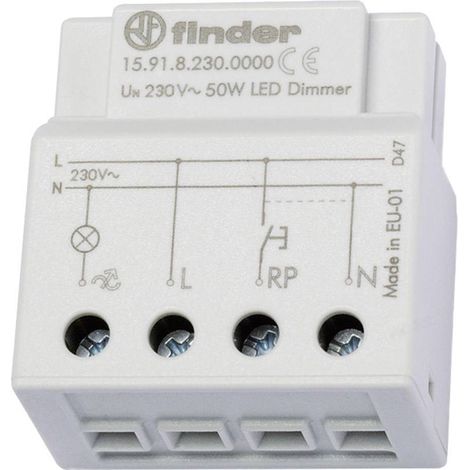 Variateur pour encastrement/saillie Finder 15.91.8.230.0000 230 V/AC 1 pc(s) A941821 (1/4)