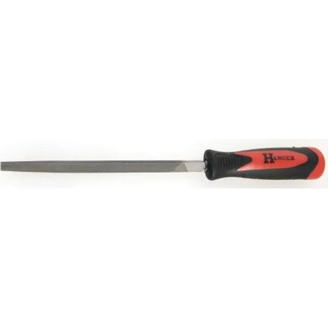 Dreieckfeile 200 mm mit Griff aus Stahl