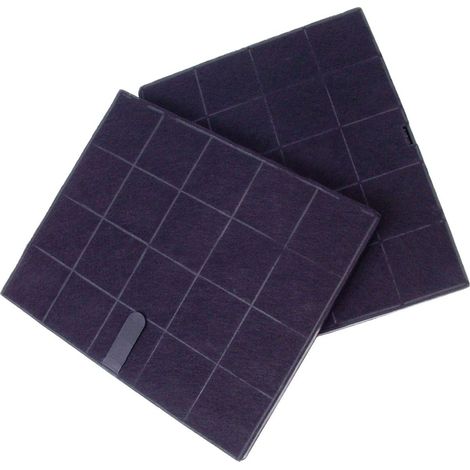 Lot de 2 filtres charbon 235x190mm AFFCAF16 AIRFORCE (AIRFORCE AFFCAF16) Hotte AIRFORCE, DE DIETRICH, ELECTROLUX