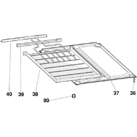 Ersatzteil - Widerstandsgehäuse (Referenz 38) -  - INDESIT, ARISTON HOTPOINT, WHIRLPOOL, BAUKNECHT, SCHOLTES