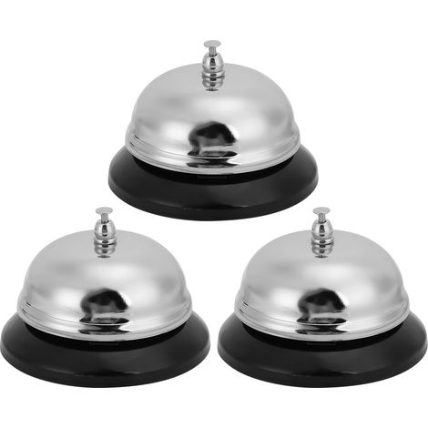 sonnette de livraison de repas Ding-dong, gobelet à vaisselle Ding-dong, ustensiles de cuisine pour hôtels et restaurants, sonnette Ding-dong manuelle grand format (1/5)