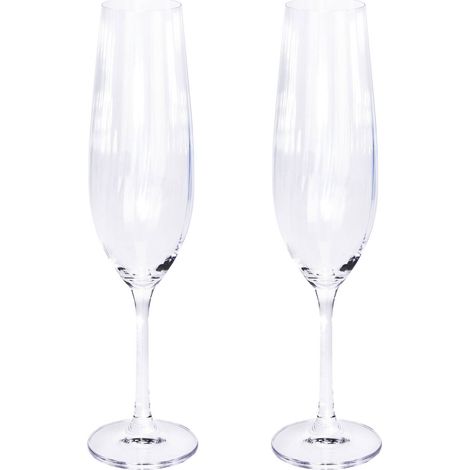 Champagnergläser, geprägt, 2er-Set (1/2)