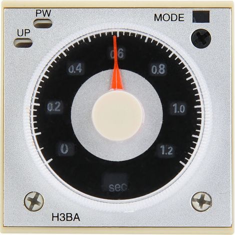 Time delay relay, high-precision 8-pin multifunctional timer, 1.2 s to 300 h, 220 V AC/24 V DC/220 V AC (1/5)