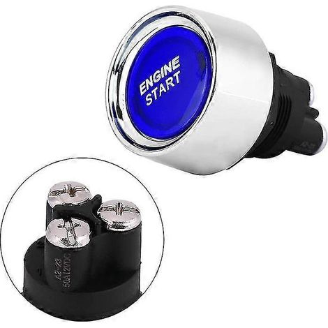 Bouton de démarrage du moteur de voiture, interrupteur d'allumage à démarrage par bouton-poussoir personnalisé et pratique pour voiture