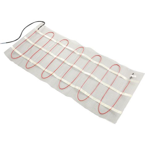 Tapis chauffant électrique 240W 2.0㎡, système de chauffage au sol auto-adhésif facile à poser, compatible carrelage, céramique et mortier, kit complet (500×4000mm) 100-120V (1/5)