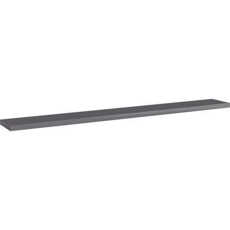 Maison Exclusive - Ripiani per Libreria 8pz Grigio Lucido 80x10x1,5cm Multistrato (1/5)
