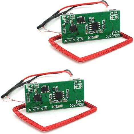 Hailege 2pcs RDM630 125 KHZ EM4100 Módulo lector de tarjetas RFID con salida serie UART (1/5)