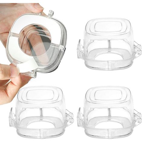 Protections pour boutons de cuisinière Lot De Quatre Protections De Pour La Cache-boutons de cuisinière sécurisés pour Pour four et appareils de cuisine seniors femmes (1/5)