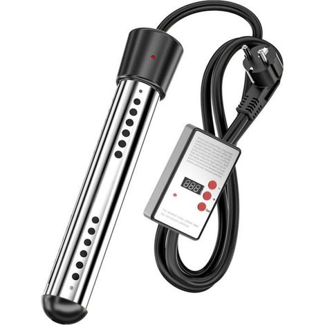 Chauffe-eau submersible électrique 3000W – Chauffage rapide – Tige intelligente – Pour piscine