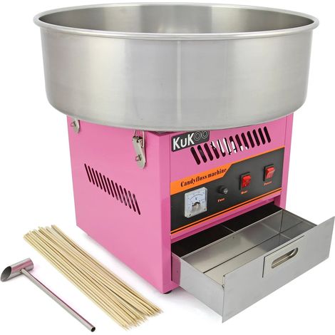 KuKoo Candy Floss Machine & 500 Candy Floss Sticks