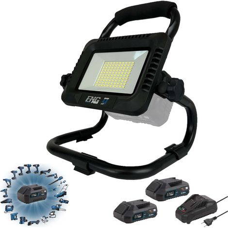 Faretto da lavoro a LED - Linea professionale ONE4ALL 20V - 2 batterie 2.0Ah