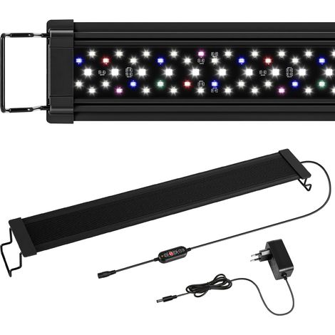 TolleTour Lampe LED aquarium couleur 28W avec support (1/5)
