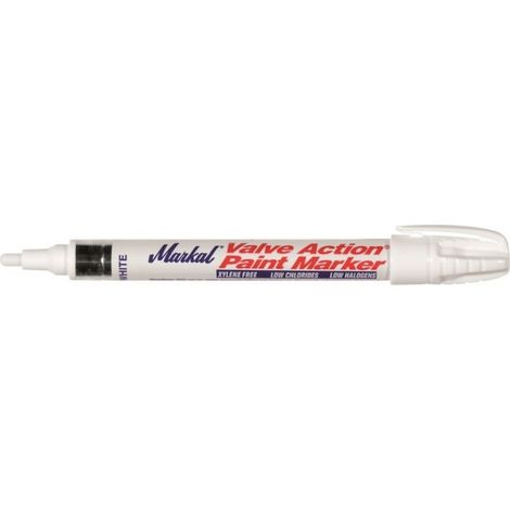 Feutre à pompe blanc avec pointe ovoïde 3 mm - Wilmart