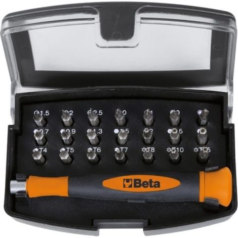 SET DI INSERTI DA 21PZ. + GIRAVITE CON PORTA INSERTO MAGNETICO - BETA-1256/C21-1 (1/2)