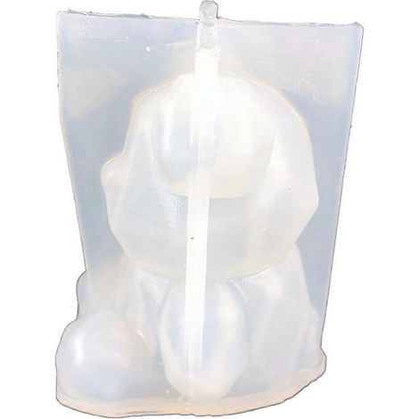 Bären-Epoxidharzform, handgefertigte Kerzen- und Seifenformen, DIY-Tierform-Silikonform