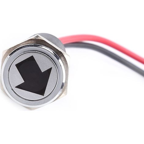 Feu de tableau de bord LED 12V 14mm pour vélo, voiture, bateau - Rouge, bleu, vert - Avertissement, brouillard, clignotant (1/5)