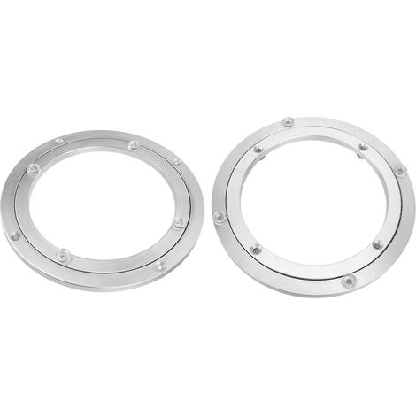 Socle de présentation rotatif en alliage d'aluminium de 8 pouces, plateau tournant, support d'affichage rond (1/5)