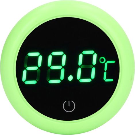 Thermomètre de réservoir de poisson à écran tactile LED Affichage précis Lecture facile Thermomètre d'aquarium numérique à faible consommation d'énergie (1/5)