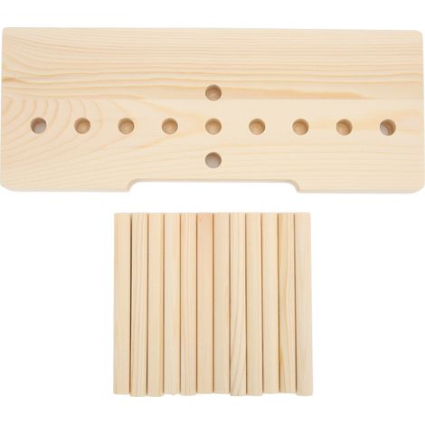 Bow Maker Multi Size Adjustable Design Wooden Bow Making Kit with Wooden Board Sticks for Making DIY Crafts (1/5)