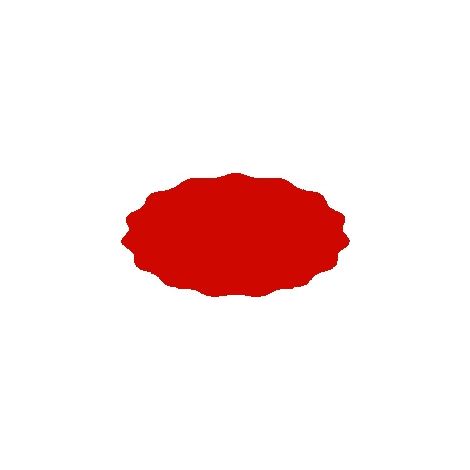 Etiketten für Einmachgläser, 5,5 x 3 cm, für Konfitüren, 80 Stück, rot matt (1/2)