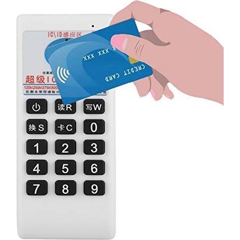RFID-Kartenduplikator, IC/ID-Smart-Zugangskartenschreiber mit integrierter LED-Beleuchtung, RFID/IC/ID-Multifrequenzduplikator mit akustischem Alarm (1/4)
