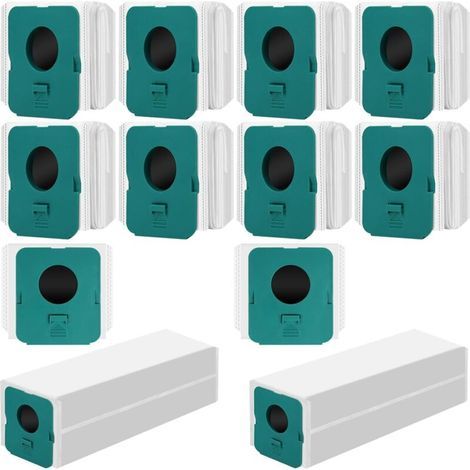 Kit di 12 sacchetti per aspirapolvere Samsung Bespoke VS20, sacchetti di ricambio per aspirapolvere Samsung, sacchetti per la rimozione dello sporco (1/5)