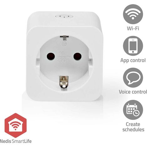 Prise intelligente smartlife zigbee 30 ip21 wattmetre 3680 w hybrid cee 77 0 - 55 c android ios blanc 1 pieces