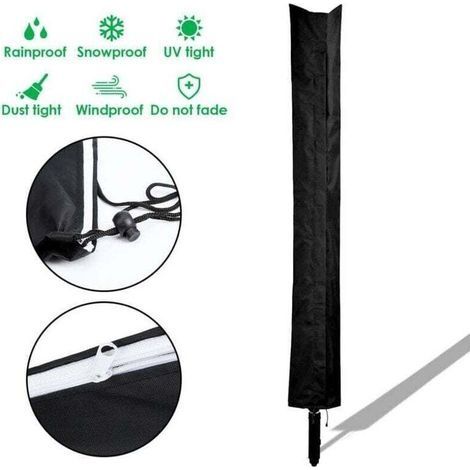 Housse de protection pour sèche-linge rotatif 210D 168x28cm Séchoir parapluie Housse de protection de rechange (1/4)