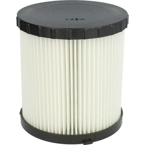 vhbw Faltenfilter Ersatz für Dewalt DCV5801H, DCV5801H-XJ für Staubsauger - Filter, Patronenfilter, schwarz weiß