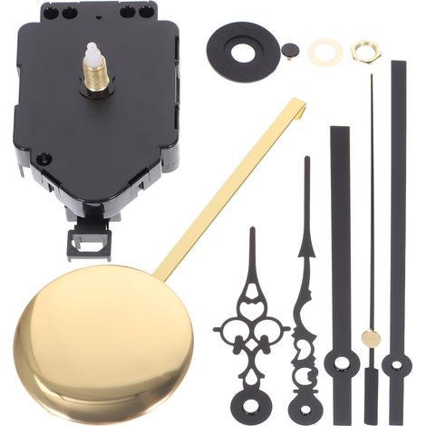 Mouvement D Horloge Murale - Pour Montage DIY - Tige De 20 Mm - Compatible Plaques Épaisses De 3 À 8 Mm - 1 Pièce (1/5)