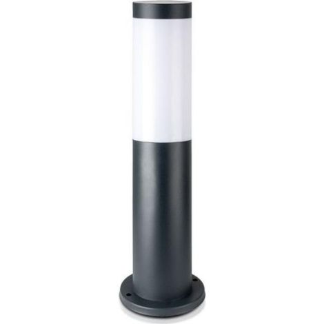 Borne Extérieur Anthracite 45cm pour Ampoule E27 IP44 - SILUMEN