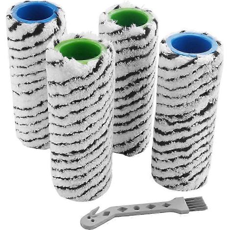 Lot de 4 brosses à rouleau pour nettoyeurs de sols sans fil FC7, FC7 Premium, FC5, FC5 Premium et FC3 (1/5)