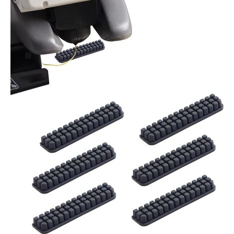 Cepillo de silicona para boquillas de impresora 3D Bambu Lab A1, herramienta de limpieza para cama caliente de impresora 3D (6 piezas)