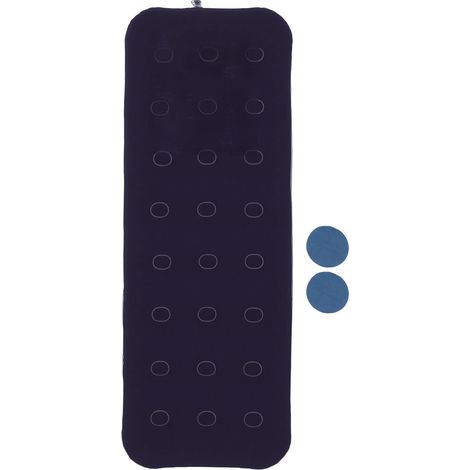 Matelas gonflable floqué en PVC, coussin de couchage simple pour Camping, capacité de poids de 220lb, pour pique-nique en plein air à la maison (1/5)