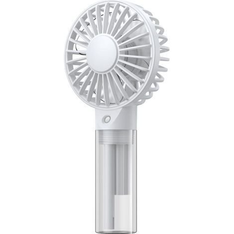 CSPARKV Ventilateur brumisateur portable – Ventilateur de brume d\'eau personnel rechargeable avec réservoir d\'eau de 32 ml Mini ventilateur de refroidissement à main pour voyage, extérieur, maquilla