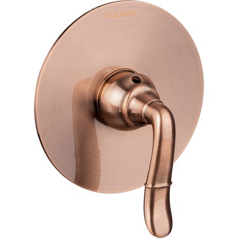 PaulGurkes Unterputz Einhandmischer Armatur Nostalgie Rote Bronze Kupfer Mischbatterie (1/3)