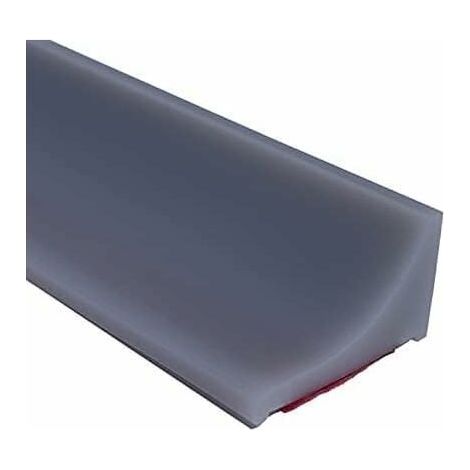2m Gris Barriere Douche Et Système De Rétention Silicone,Anti Débordement Seuil De Douche Barrage D'eau En Caoutchouc Autocollante,Joint Porte Etanche Pour Sol De Salle De Bain (1/4)
