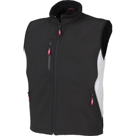 Gilet da lavoro softshell Industrial Starter Issa Vega 04005 - L - Negro