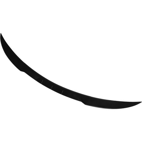 3 pièces aileron arrière de voiture noir brillant 120 cm faible bruit léger antichoc universel pour véhicule type A (avec points convexes) (1/5)