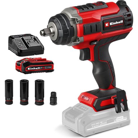 Einhell Professional IMPAXXO 18/400 18v 1/2"" Impact Wrench 400Nm + 4AH Kit (1/5)