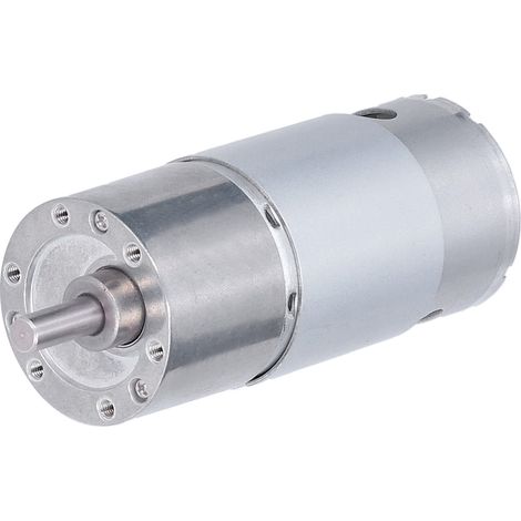 Moteur à engrenages en alliage d'aluminium JGB37‑550 12V 100 tr/min, couple élevé pour transmission de réduction (1/5)