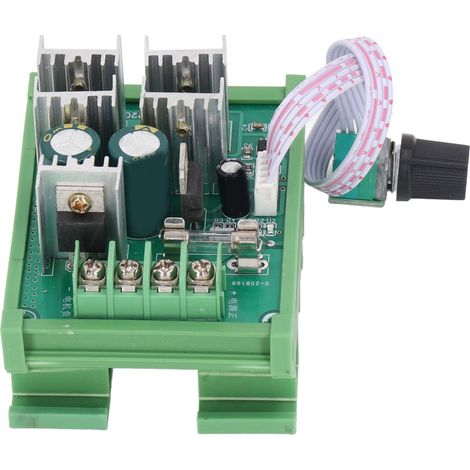 30A Gleichstrommotor-Drehzahlregler 10V–55V 25KHZ Einstellbarer Treiberschalter mit Drehzahlreglerknopf (1/5)