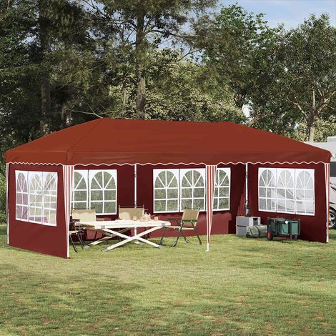 Teenpull – Pop-up Partyzelt 575 x 289 x 245 cm Terrakotta (1/5)