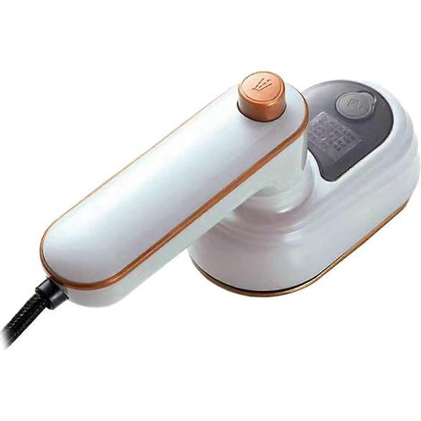 Fer à repasser vapeur portable, compact et puissant, pour vêtements.-white