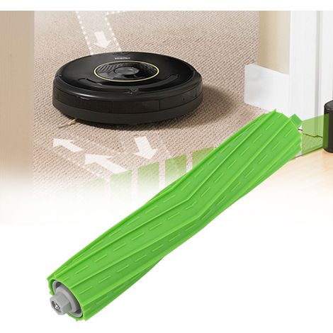 Pièces de rechange pour filtres HEPA Roomba i7+ E5 E6 : brosses rotatives latérales vertes (1/5)
