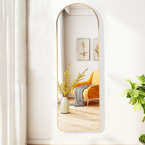 Gold Arch Full Length Wall Mirror 40x120CM (1/5)