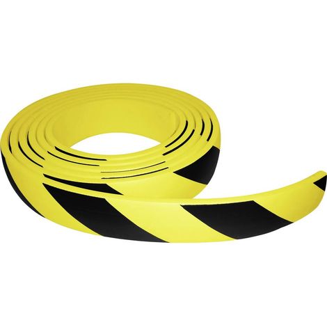 Protection Souple Mousse Noir-jaune 60x5000x10