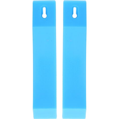 Be- und Entladevorrichtung für Langhantelscheiben, rutschfeste Silikonauflage, Langhantelstütze (blau) (1/5)
