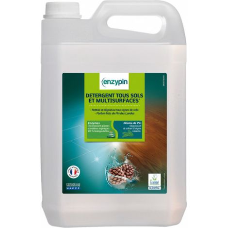 Detergente para todo tipo de suelos ENZYPIN con etiqueta ecológica 5L